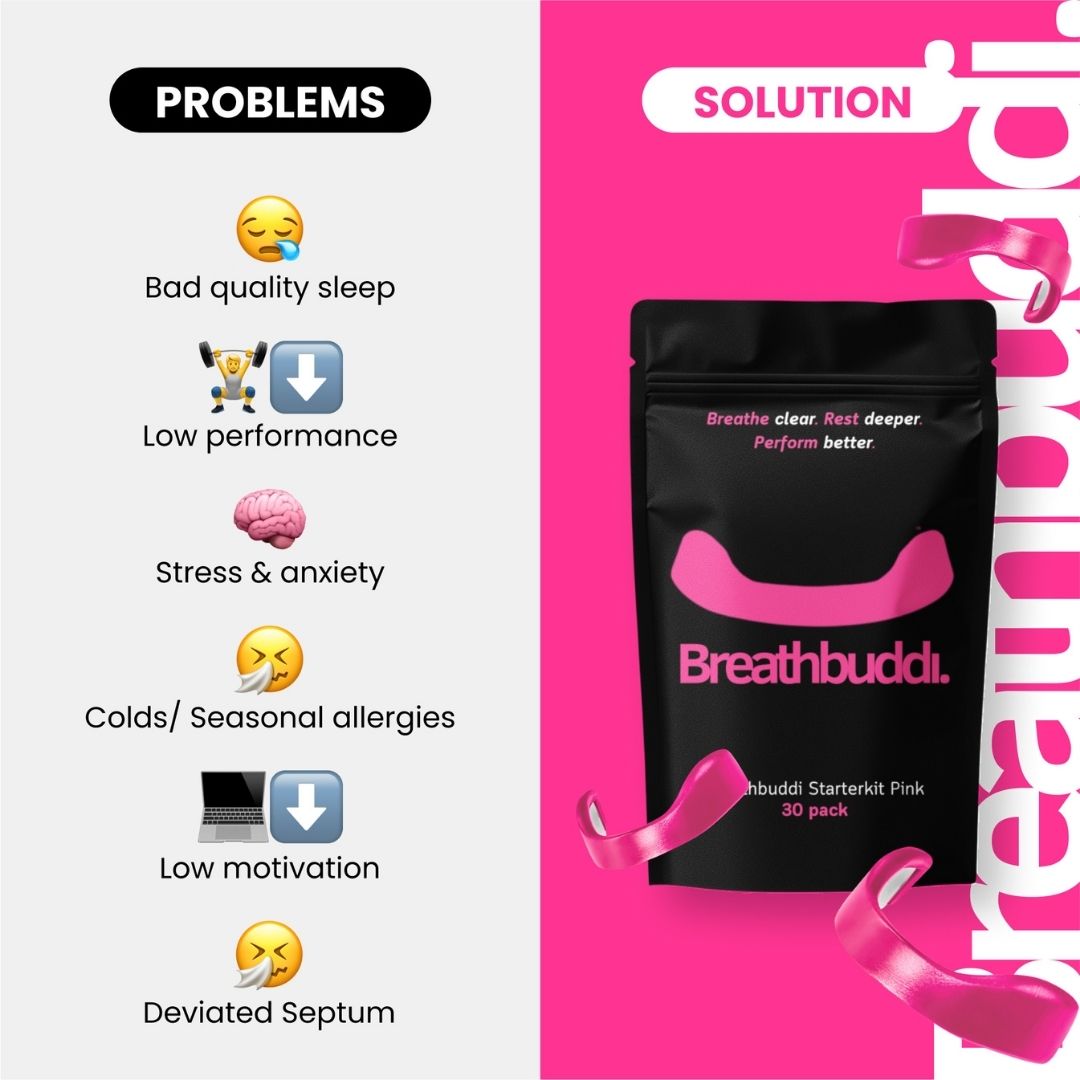 Pink Magnetic Nose Strips
